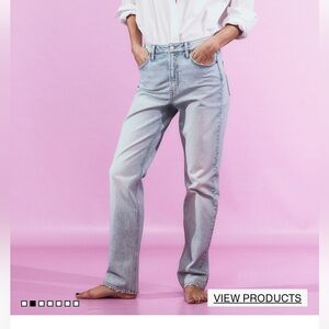 High Rise Slim Straight H&M Jeans